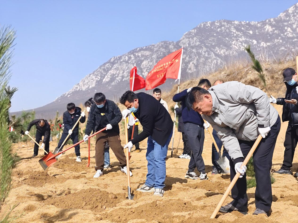 郑州建投通讯管线有限公司召开义务植树活动